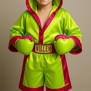 Kids Boxing Robe: A Fun Birthday Gift & Halloween Cosplay Costume Idea (NO GLOVE)