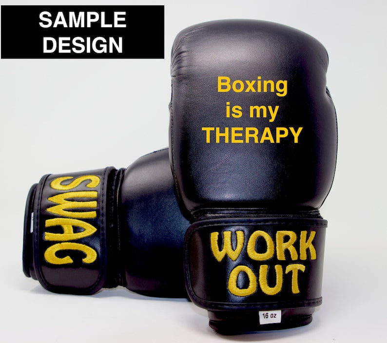 Adult and Youth Personalized Printed and Embroidered Custom Boxing Gloves