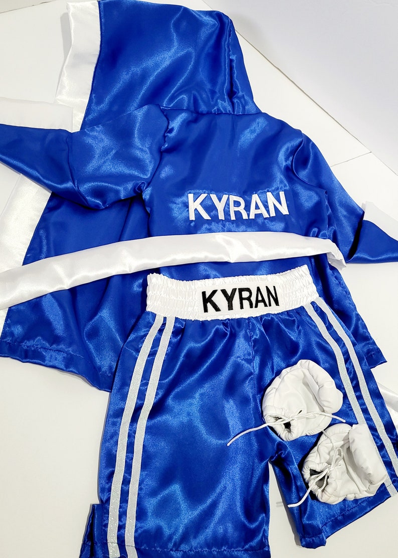 Personalized Movie Cosplay Boxing Robe Shorts Costume Set