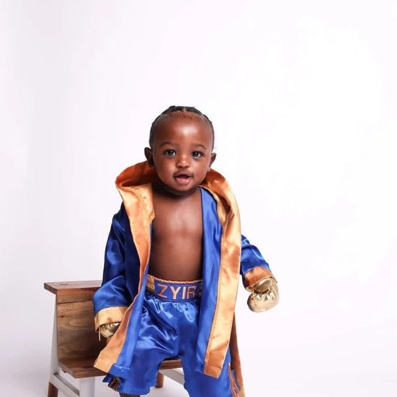 Personalized Movie Cosplay Boxing Robe Shorts Costume Set