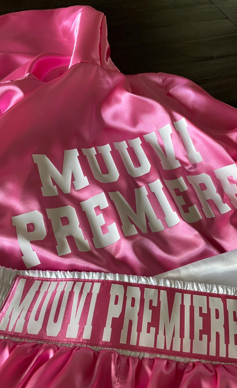 Personalized Adult Boxing Set Robe Shorts trunks