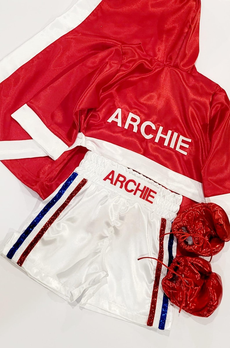 Personalized Boxing Set Robe for kids with any name Christmas Gift Gift for him Gift for Baby