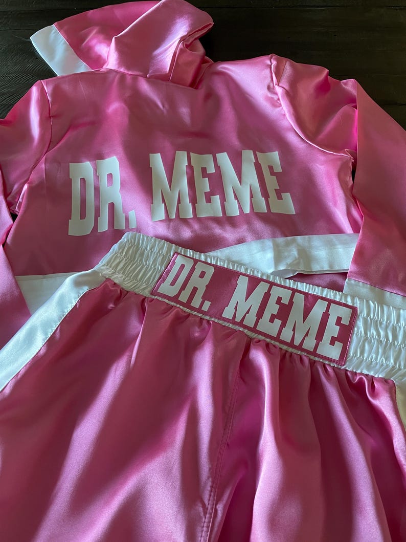 Personalized Adult Boxing Set Robe Shorts trunks