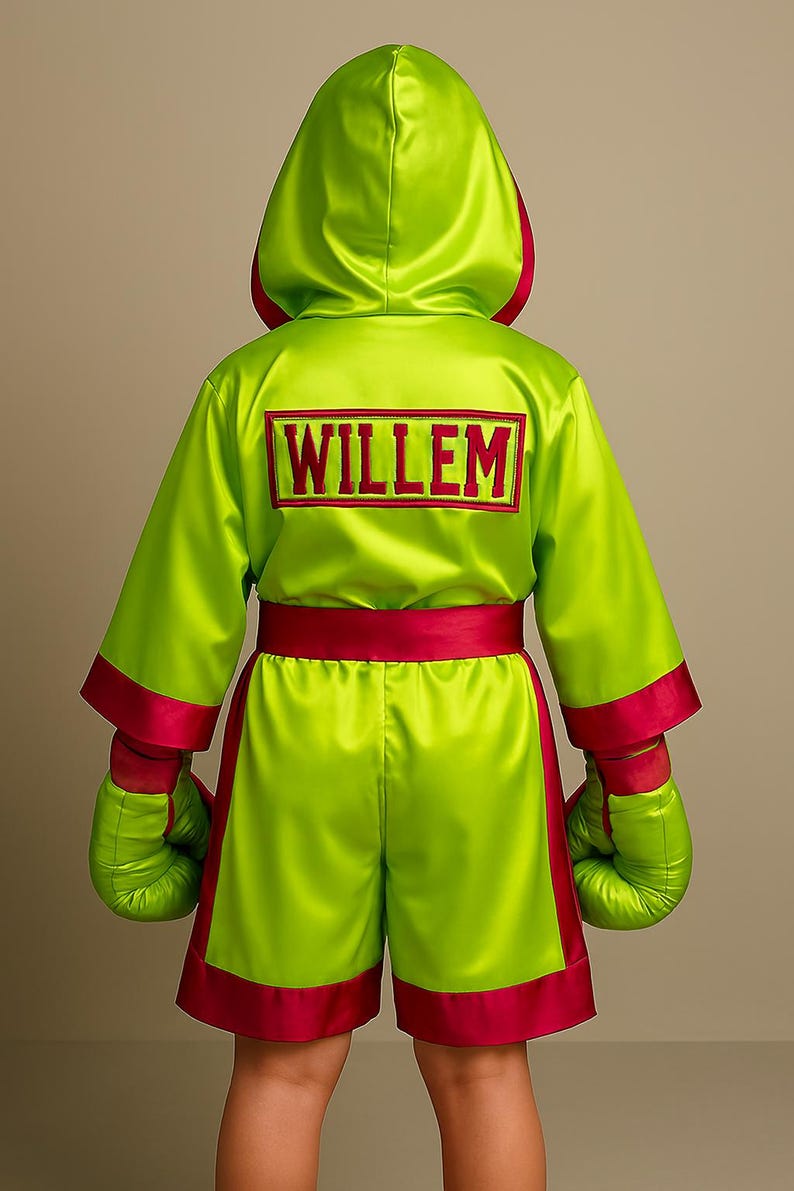 Kids Boxing Robe: A Fun Birthday Gift & Halloween Cosplay Costume Idea (NO GLOVE)