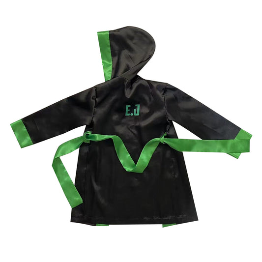 Personalized Boxing Robe(Black and Green)