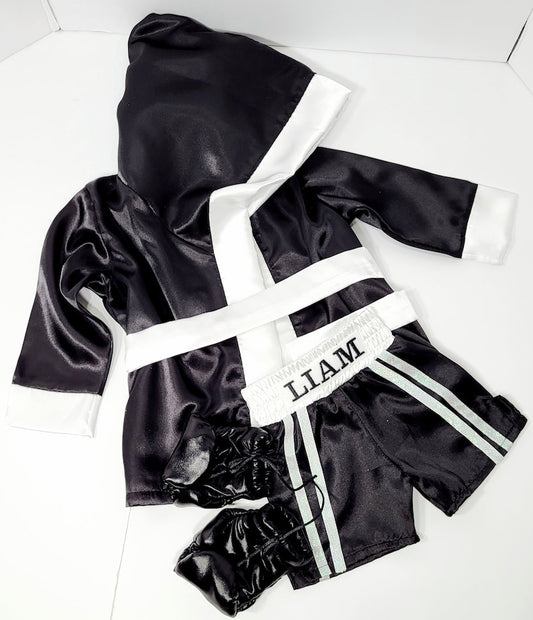 Personalized Boxing Set Robe for kids with any name Christmas Gift Gift for him Gift for Baby