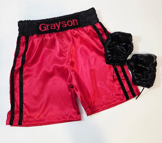 Personalized Baby Boxing Shorts