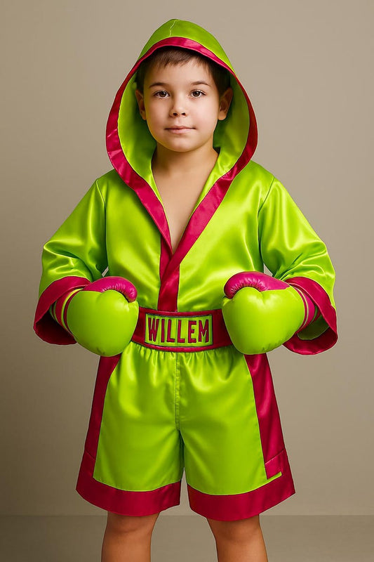 Kids Boxing Robe: A Fun Birthday Gift & Halloween Cosplay Costume Idea (NO GLOVE)